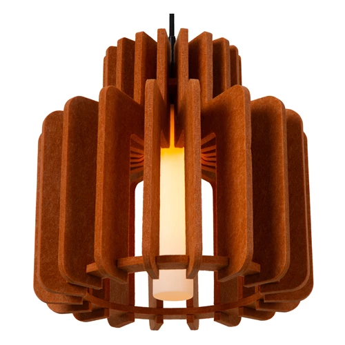 Lucide ROLLO - Pendant light - 1xE27 - Terracotta - detail 1